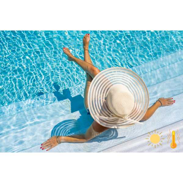 climatizador de piscina solar